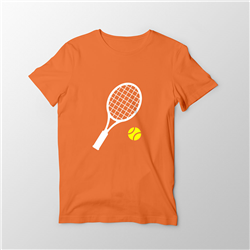 تیشرت نارنجی تنیس