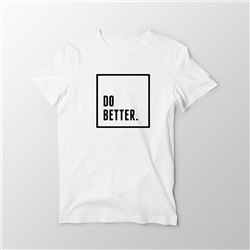تیشرت پنبه ای سفید Do better