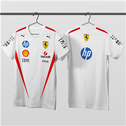 تیشرت پنبه ای سفید فراری 2026