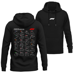 هودی پنبه ای مشکی فرمول وان 2026