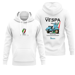 هودی پنبه ای سفید وسپا