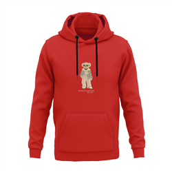 هودی پنبه ای قرمز خرس پولو