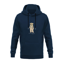 هودی پنبه ای سرمه ای خرس پولو