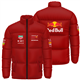 کاپشن پافر زمستانی قرمز فرمول یک ردبول