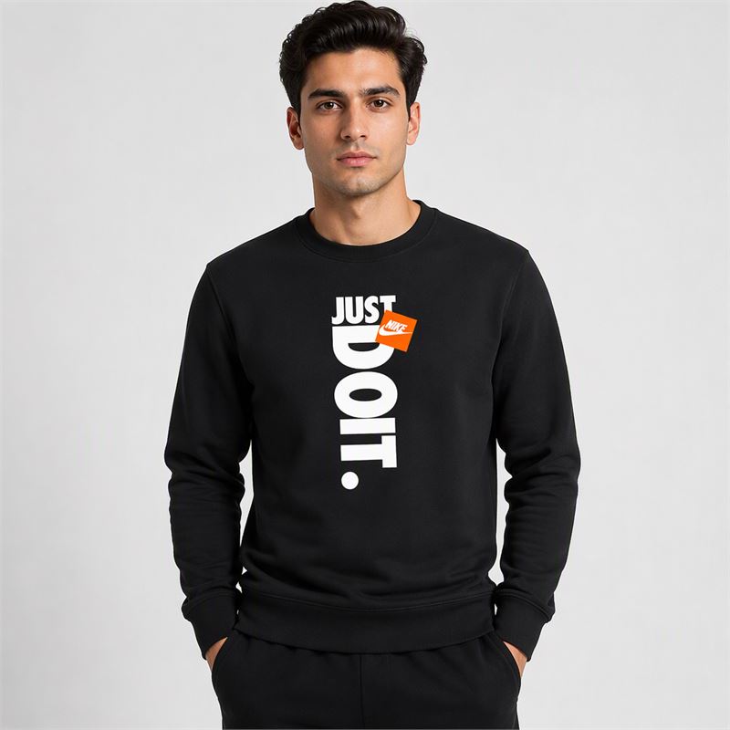 تن خور دورس پنبه‌ای مشکی nike just do it