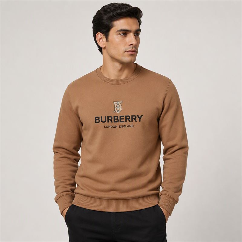 تن خور دورس پنبهای شکلاتی Burberry