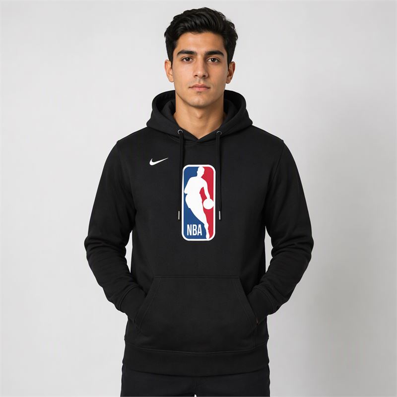 تن خور هودی پنبه‌ای رنگ مشکی NBA