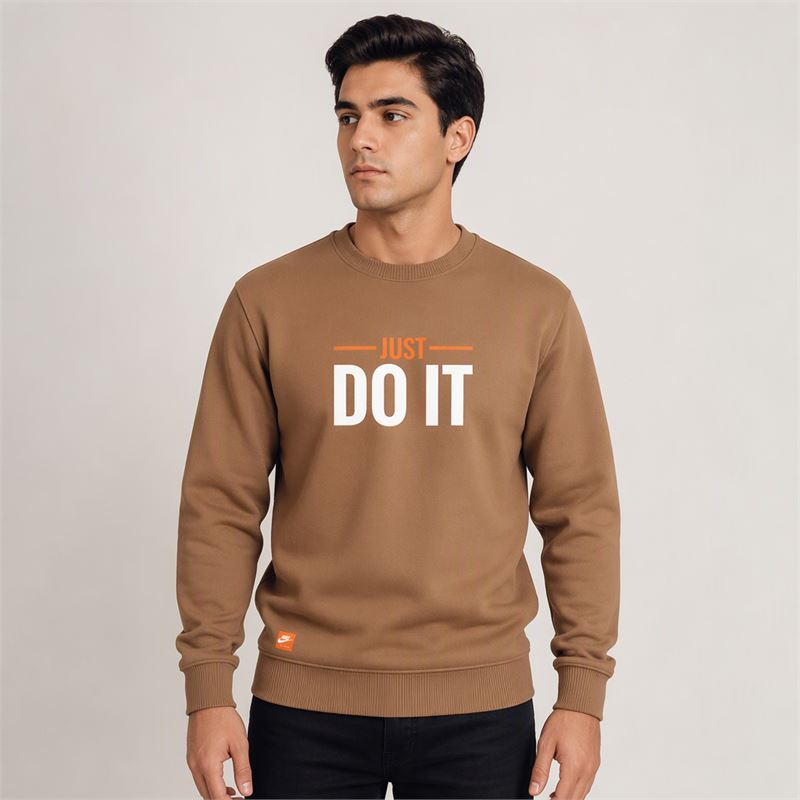 تن خور دورس پنبهای شکلاتی نایکی Just Do IT