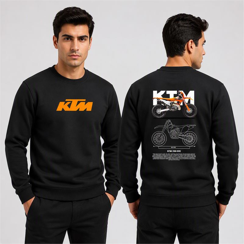 تن خور دورس پنبهای مشکی KTM 250 EXC
