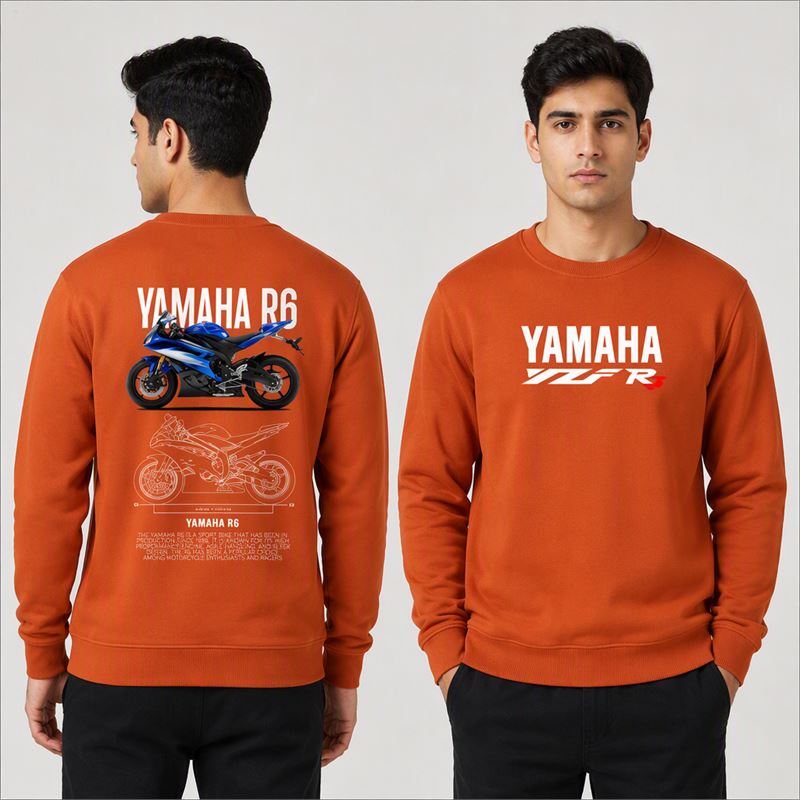 تن خور دورس پنبه‌ای آجری یاماها YZF R6