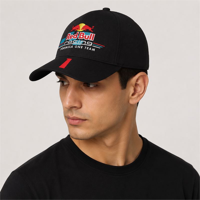 تن خور کلاه کتان مشکی ردبول Max Verstappen (گلدوزی)