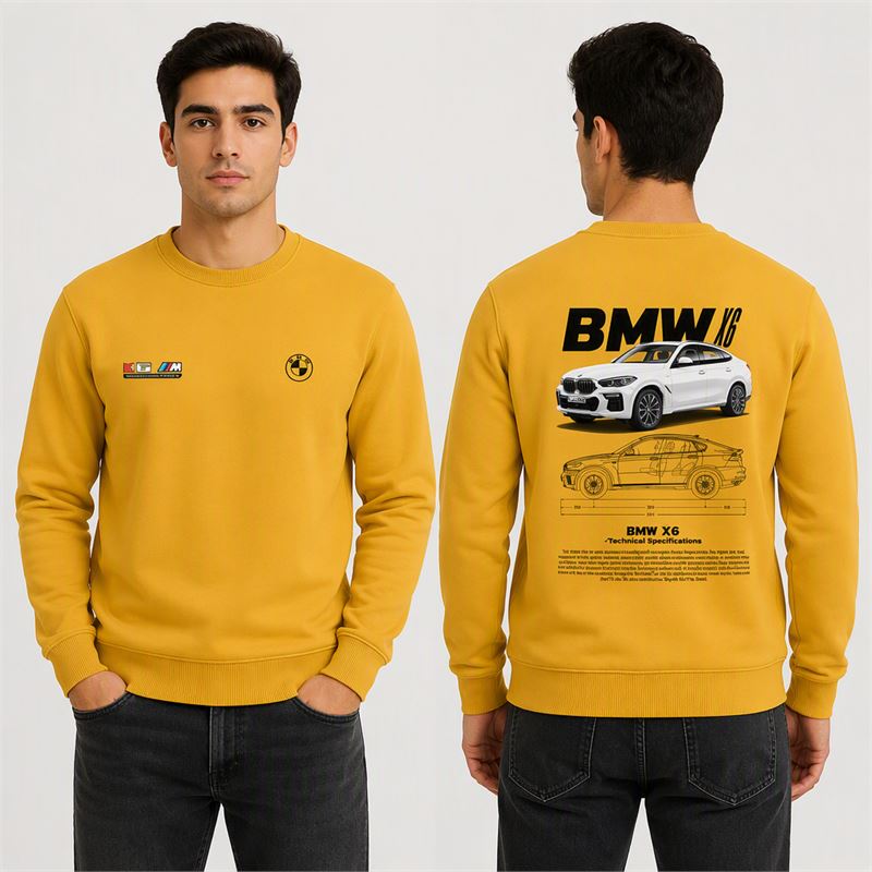 تن خور دورس پنبه‌ای خردلی BMW X6
