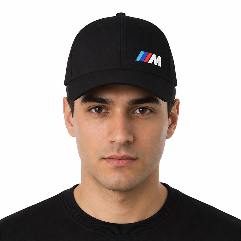 تن خور کلاه کتان مشکی BMW (گلدوزی)