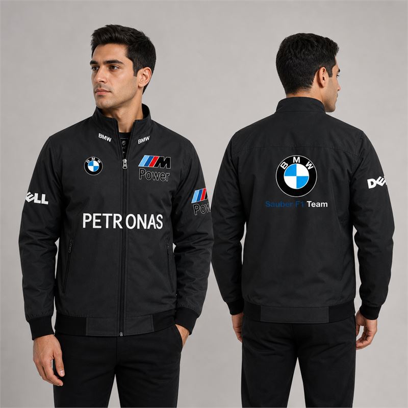 تن خور کاپشن بهاری مشکی BMW MPower 