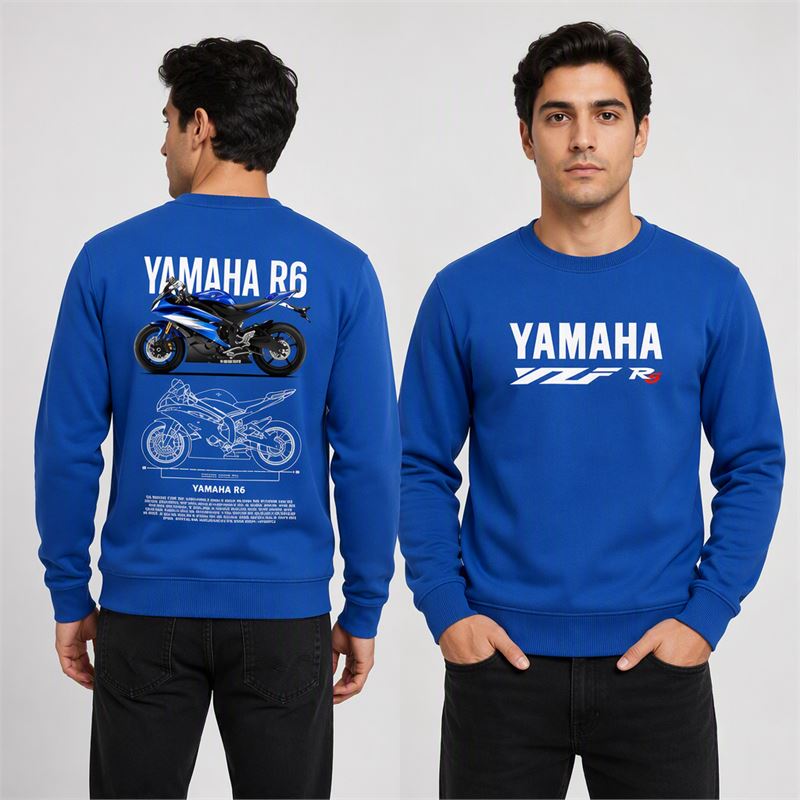 تن خور دورس پنبه‌ای آبی یاماها YZF R6
