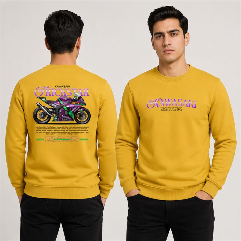 تن خور دورس پنبه‌ای خردلی کاوازاکی ZX10R