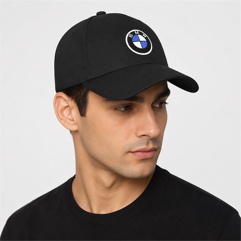 تن خور کلاه کتان مشکی BMW (گلدوزی)