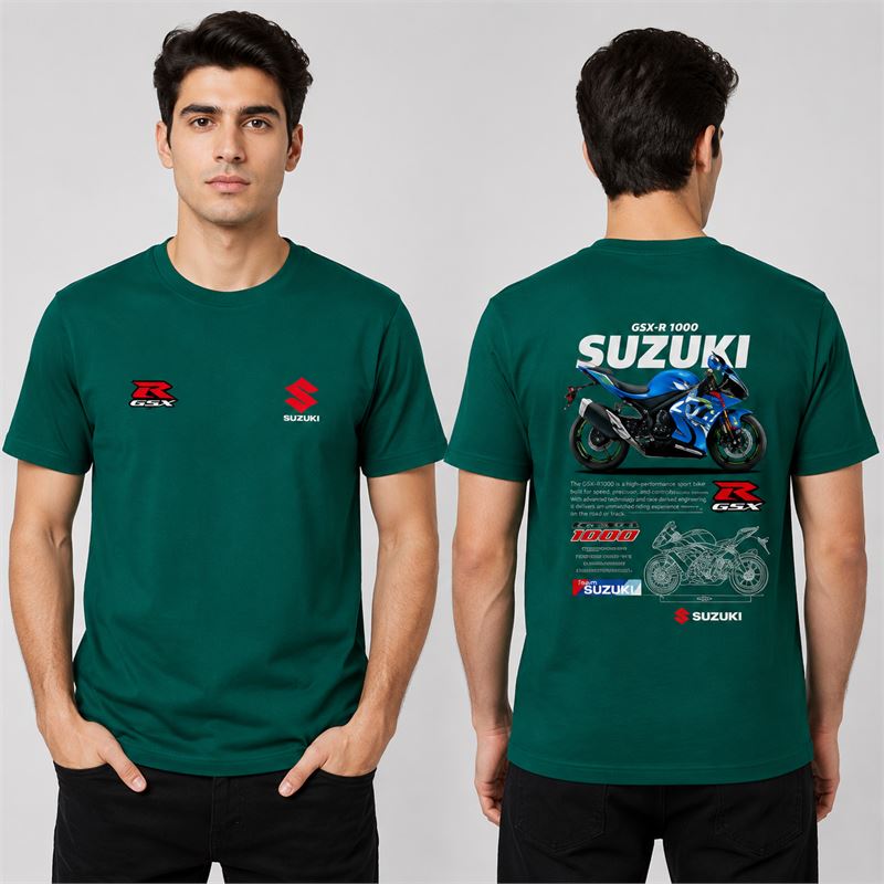 تن خور تیشرت پنبه ای کله غازی سوزوکی GSX R1000