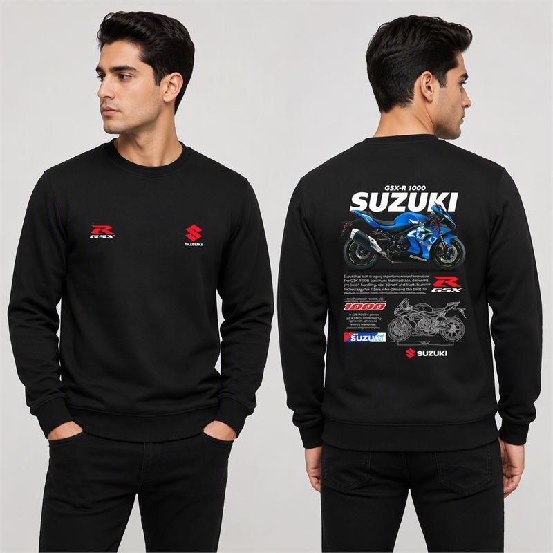 تن خور دورس پنبه‌ای مشکی سوزوکی GSX R1000