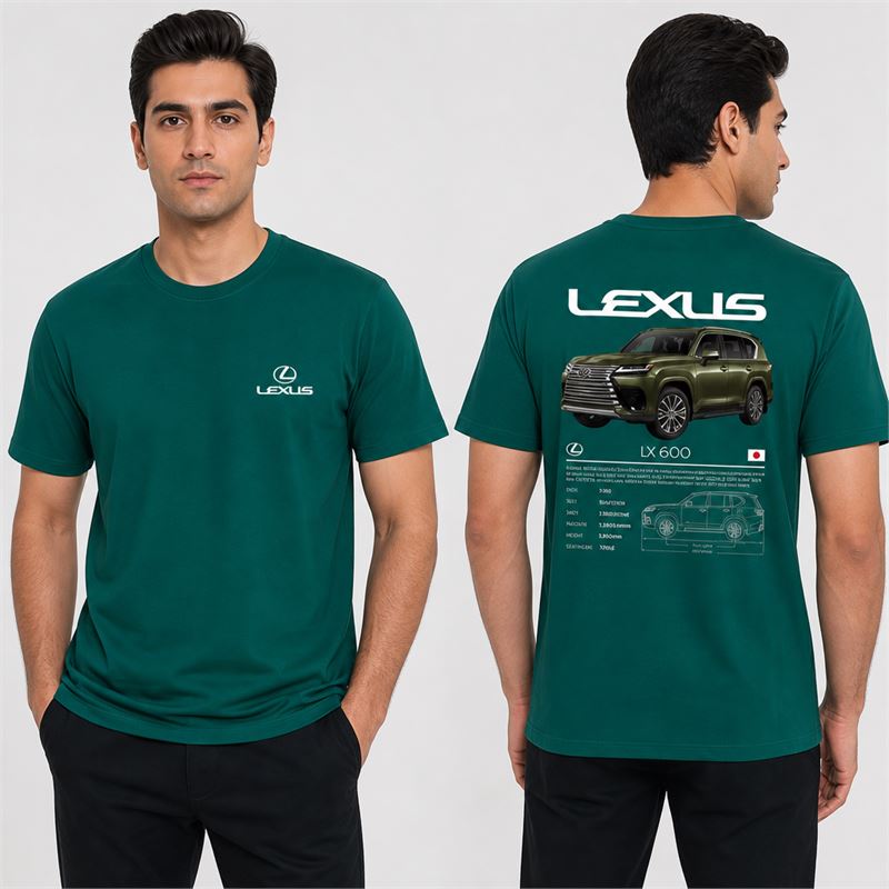 تن خور تیشرت پنبه ای کله غازی لکسوس LX600