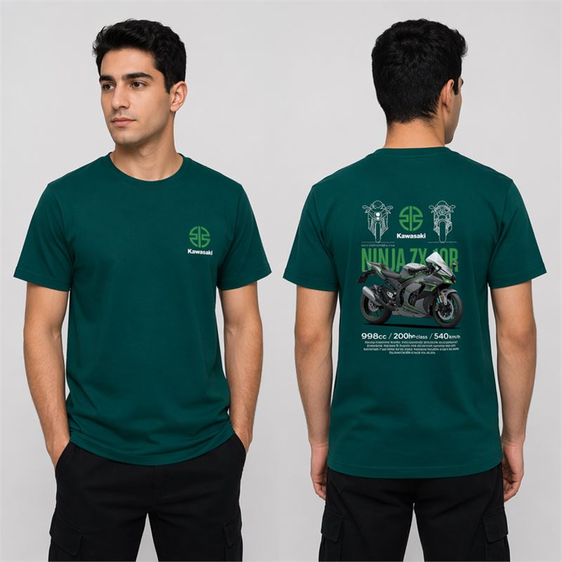 تن خور تیشرت پنبه ای کله غازی کاوازاکی نینجا ZX-10R
