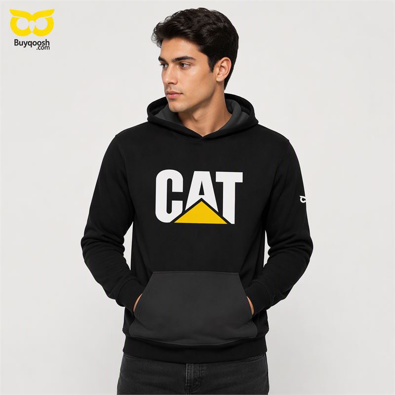 تن خور هودی مشکی CAT