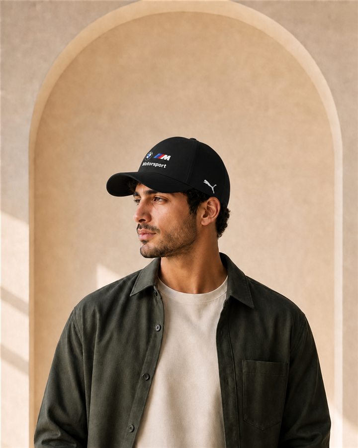 کلاه کتان مشکی BMW Motorsport