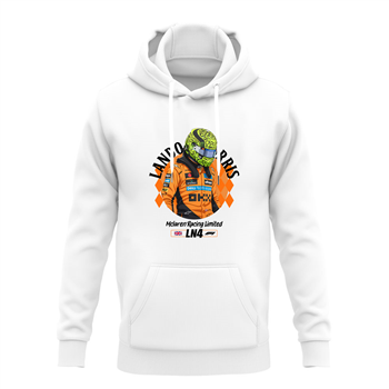 هودی پنبه ای سفید لندو نوریس