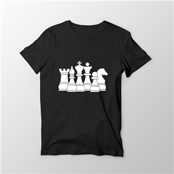 تیشرت مشکی شطرنج