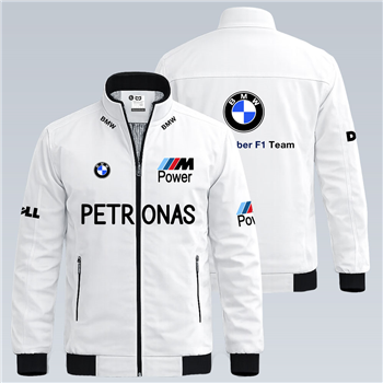 کاپشن بهاری سفید BMW MPower 