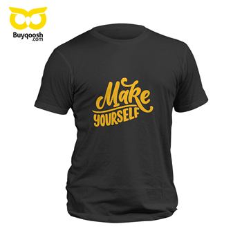 تیشرت مشکی make your self