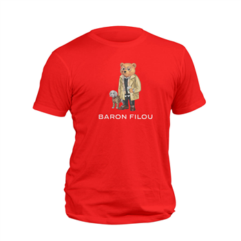 تیشرت قرمز خرس Baron filou