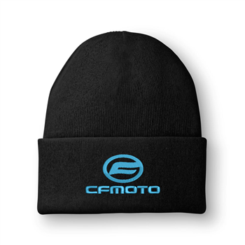 کلاه بافت مشکی سی اف (گلدوزی)