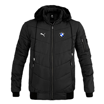کاپشن زمستانه مشکی BMW