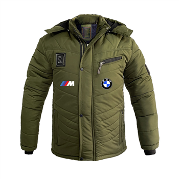 کاپشن یشمی بلند زمستانه BMW