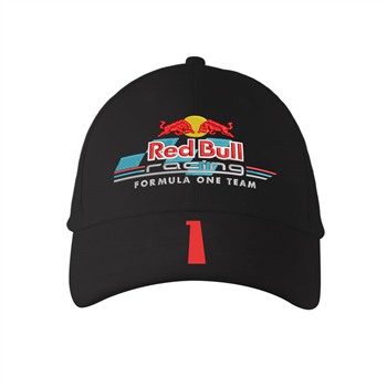 کلاه کتان مشکی ردبول Max Verstappen (گلدوزی)