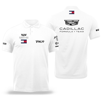 پولوشرت جودون سفید کادیلاک فرمول یک 2026	