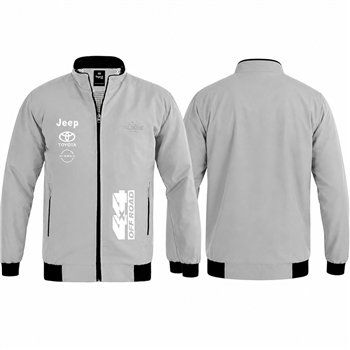 کاپشن بهاری طوسی آفرود