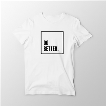 تیشرت پنبه ای سفید Do better